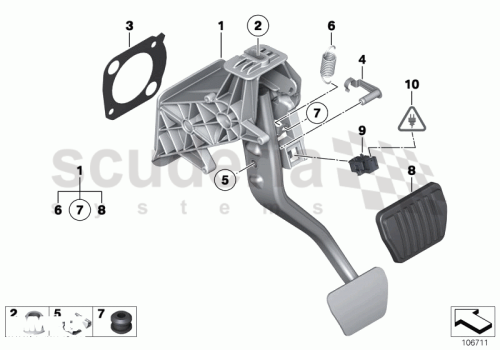 Part Diagram for Rolls Royce 61 31 6967601