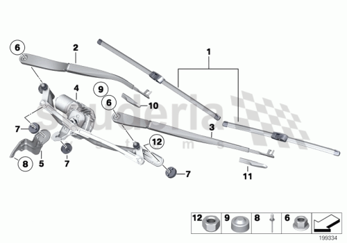Part Diagram for Rolls Royce 07 12 9905095