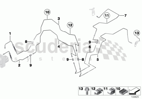Part Diagram for Rolls Royce 34 32 6755687