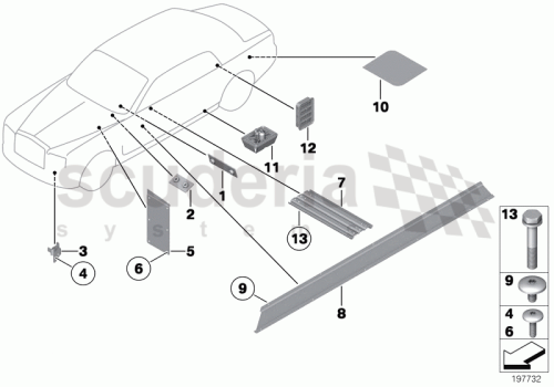 Part Diagram for Rolls Royce 51 71 7072500