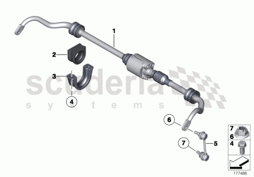 Part Diagram for Rolls Royce 37 10 6782630