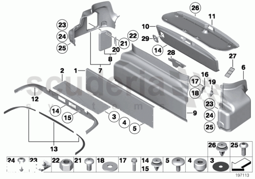 Part Diagram for Rolls Royce 41 00 9124808