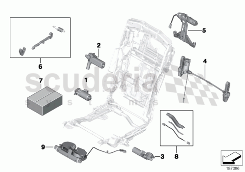 Part Diagram for Rolls Royce 52 20 9181836