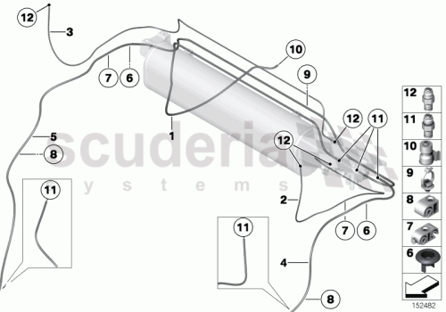 Part Diagram for Rolls Royce 37 22 6754486