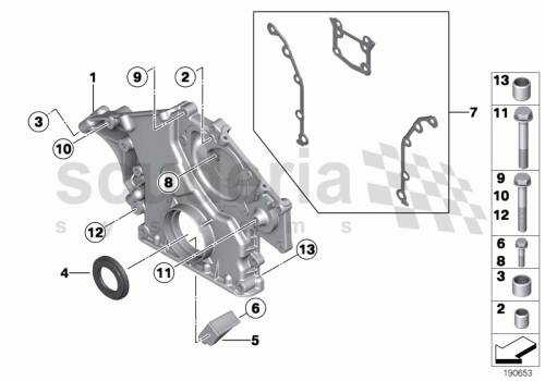 Part Diagram for Rolls Royce 07 11 9905394