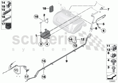 Part Diagram for Rolls Royce 16 13 7191098
