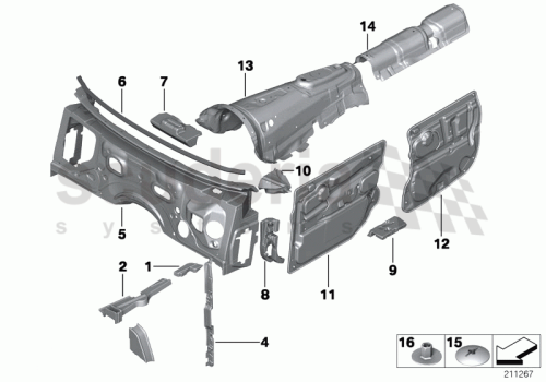 Part Diagram for Rolls Royce 51 48 9143410
