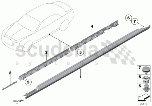 Part Diagram for Rolls Royce 51 71 1927439