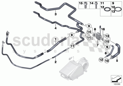Part Diagram for Rolls Royce 64 11 1380573