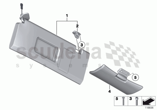 Part Diagram for Rolls Royce 51 16 7123176