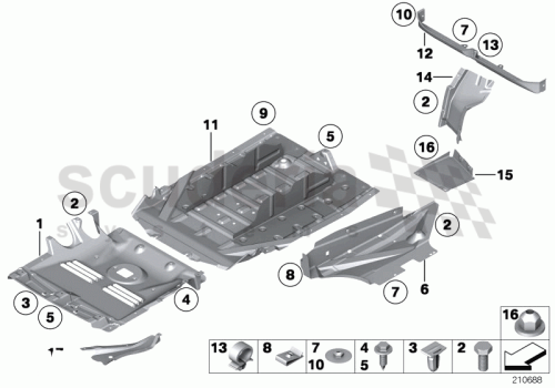 Part Diagram for Rolls Royce 51 71 7049487