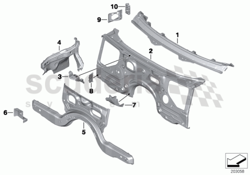 Part Diagram for Rolls Royce 41 00 7204061