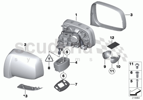 Part Diagram for Rolls Royce 51 16 7238400