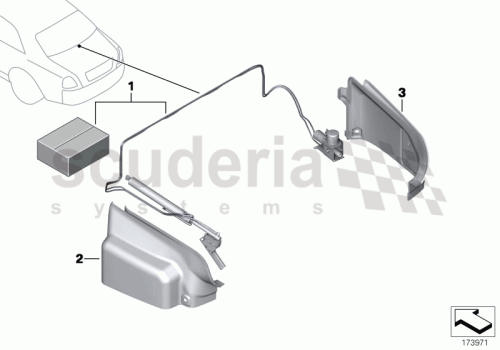 Part Diagram for Rolls Royce 51 47 7157633