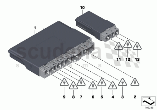 Part Diagram for Rolls Royce 61 35 9225626
