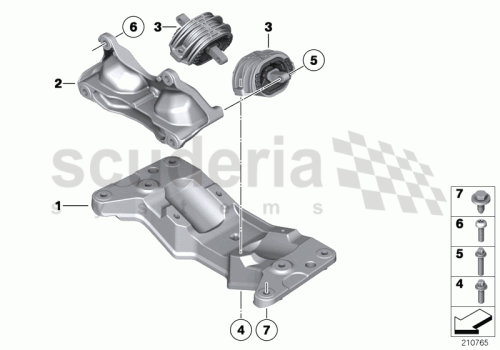 Part Diagram for Rolls Royce 07 12 9905519