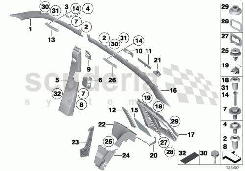 Part Diagram for Rolls Royce 51 23 8165153