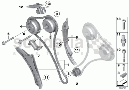 Part Diagram for Rolls Royce 11 31 7557741