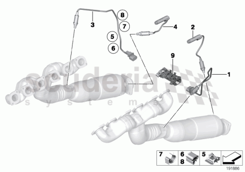 Part Diagram for Rolls Royce 11 78 7512985