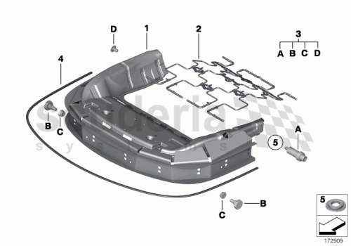 Part Diagram for Rolls Royce 52 10 6986245