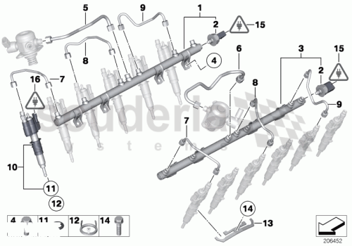 Part Diagram for Rolls Royce 07 11 9905926