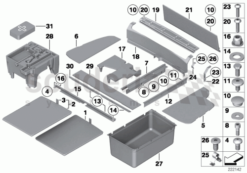 Part Diagram for Rolls Royce 51 47 7226868