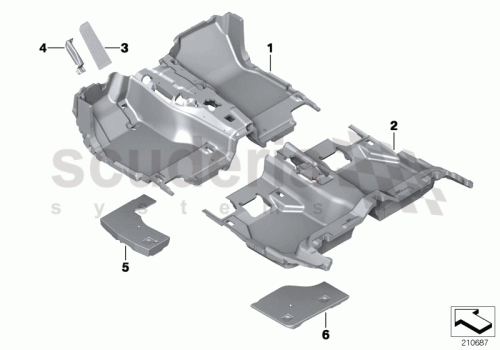 Part Diagram for Rolls Royce 51 47 9121623