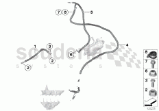 Part Diagram for Rolls Royce 64 50 3450202