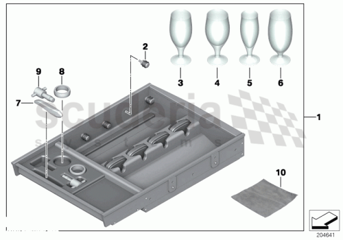 Part Diagram for Rolls Royce 51 16 7261758