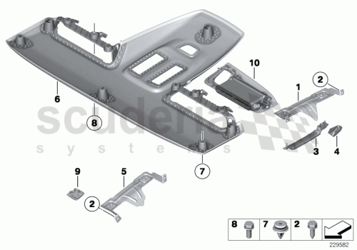 Part Diagram for Rolls Royce 51 44 7221159