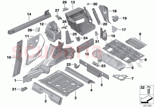 Part Diagram for Rolls Royce 41008496981
