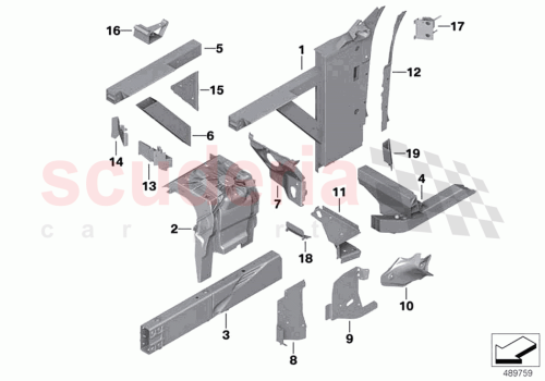 Part Diagram for Rolls Royce 41008496936