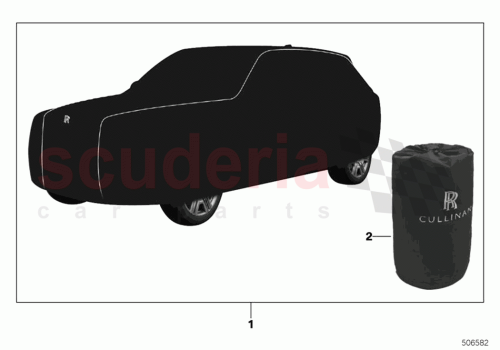 Part Diagram for Rolls Royce 82155A0DFD2