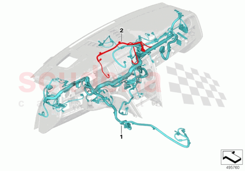 Part Diagram for Rolls Royce 61118721051