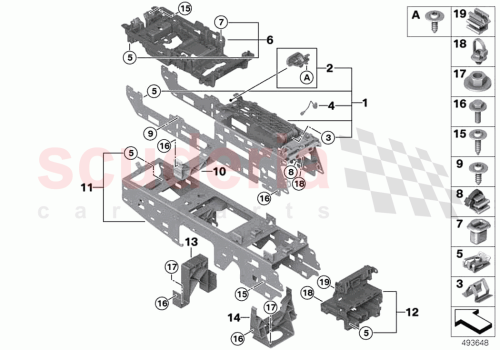 Part Diagram for Rolls Royce 61136918644
