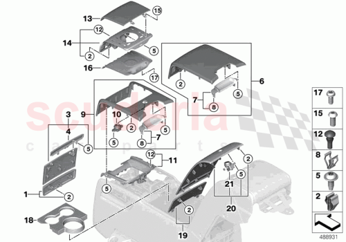 Part Diagram for Rolls Royce 51169384315
