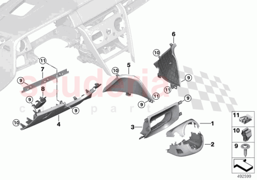 Part Diagram for Rolls Royce 51456993179
