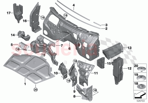 Part Diagram for Rolls Royce 51 48 7409680