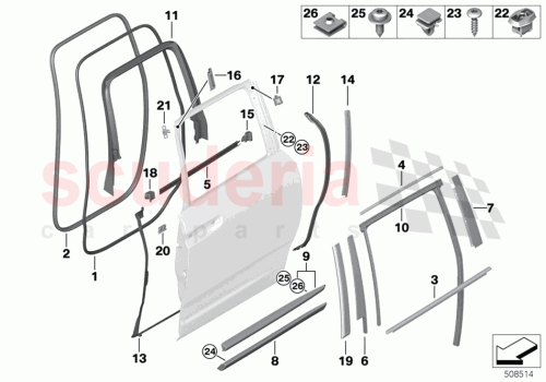 Part Diagram for Rolls Royce 51137448579