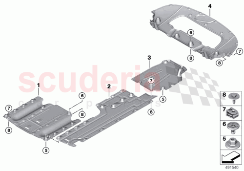 Part Diagram for Rolls Royce 51757441346