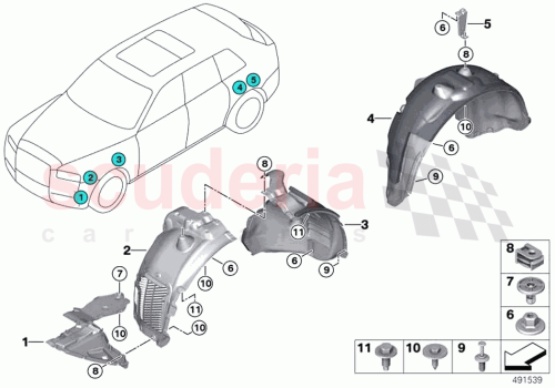Part Diagram for Rolls Royce 51717441322