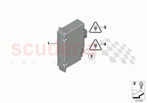 Part Diagram for Rolls Royce 66 51 7927914