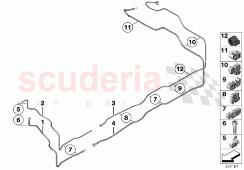 Part Diagram for Rolls Royce 61137838241