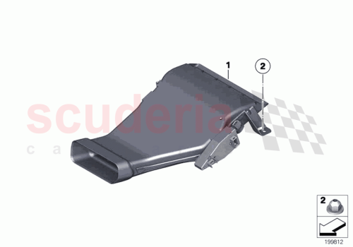 Part Diagram for Rolls Royce 64119217987