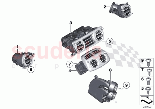 Part Diagram for Rolls Royce 64226808421