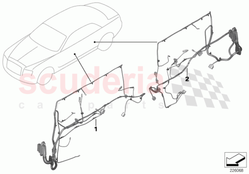 Part Diagram for Rolls Royce 61129383408