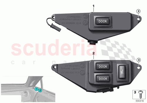 Part Diagram for Rolls Royce 61319891921