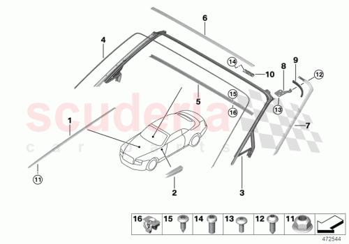 Part Diagram for Rolls Royce 51147347503
