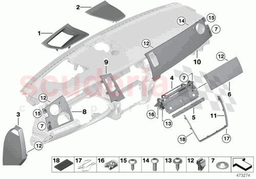 Part Diagram for Rolls Royce 51 45 6839800