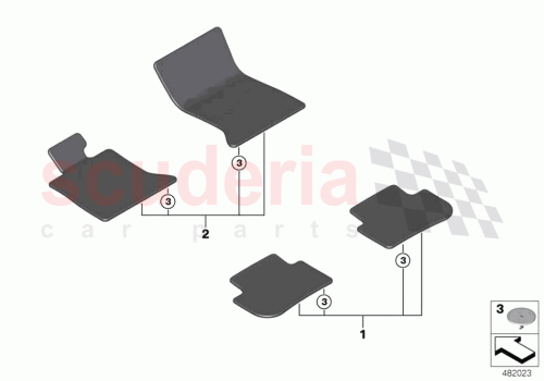 Part Diagram for Rolls Royce 51477393588